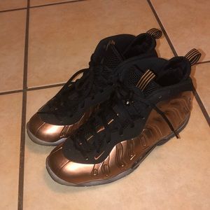 Copper Foamposite Nike Size 7.5
